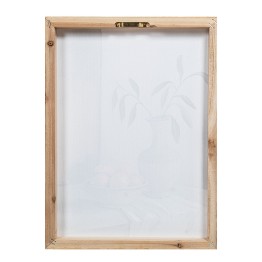 Set de 2 Cuadros Lienzo Jarrones Pintados a Mano 30x40cm