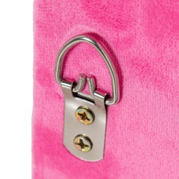 Espejo de Pared Asimétrico Terciopelo Rosa 50x100 cm