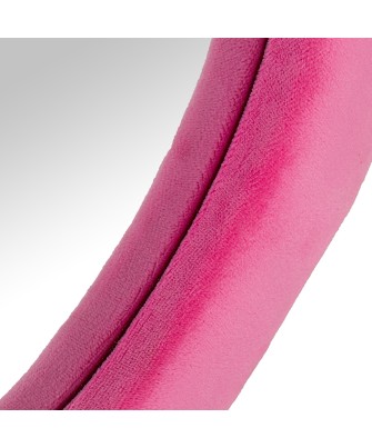 Espejo de Pared Asimétrico Terciopelo Rosa 50x100 cm