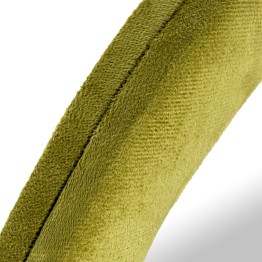 Espejo de Pared Asimétrico Terciopelo Verde 50x100 cm