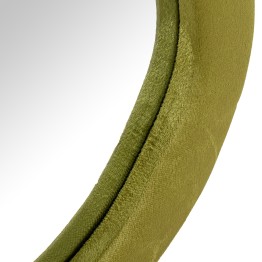 Espejo de Pared Asimétrico Terciopelo Verde 50x100 cm