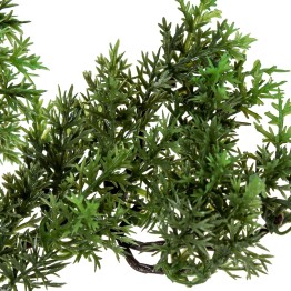 Bonsái Artificial Ciprés 27cm con Maceta Cerámica | Nova Decoración
