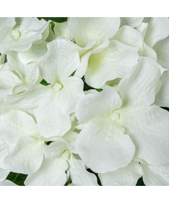 Planta Artificial Hortensia 55cm con Maceta Cerámica | Nova Decoración