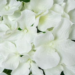 Planta Artificial Hortensia 55cm con Maceta Cerámica | Nova Decoración