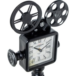 Reloj de Sobremesa Cámara de Cine Vintage 49cm | Nova Decoración