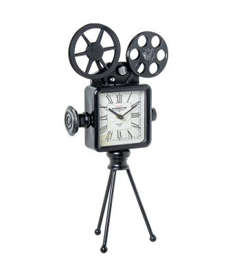 Reloj de Sobremesa Cámara de Cine Vintage 49cm | Nova Decoración