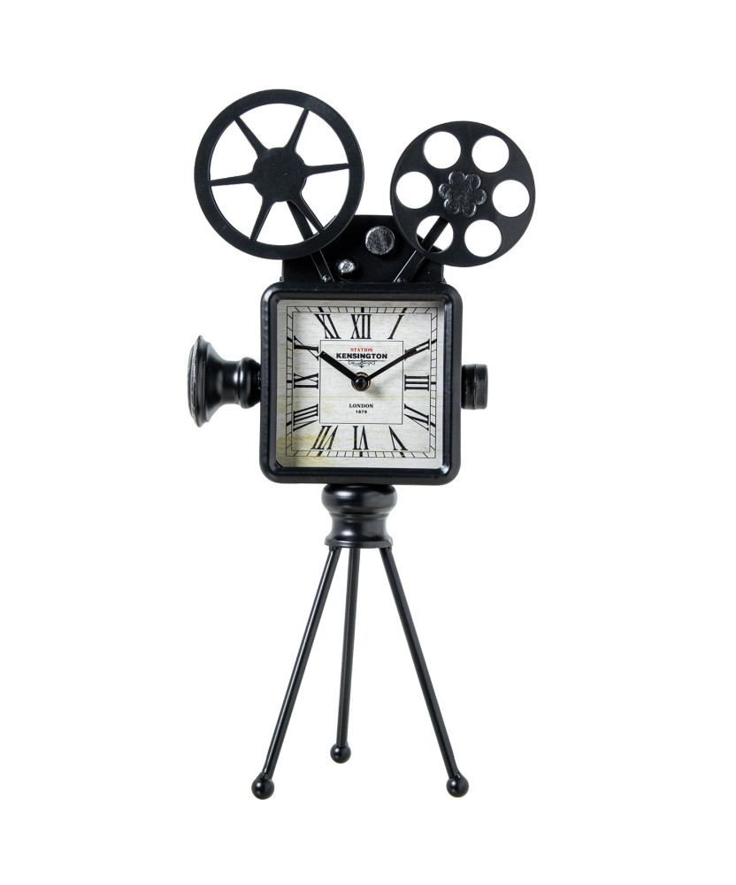 Reloj de Sobremesa Cámara de Cine Vintage 49cm | Nova Decoración