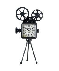 Reloj de Sobremesa Cámara de Cine Vintage 49cm | Nova Decoración
