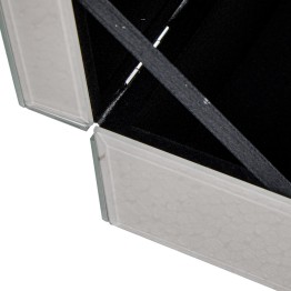 Joyero de Cristal de Lujo con Cierre Decorativo Premium 19cm