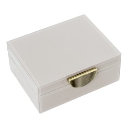 Joyero de Cristal de Lujo con Cierre Decorativo Premium 19cm