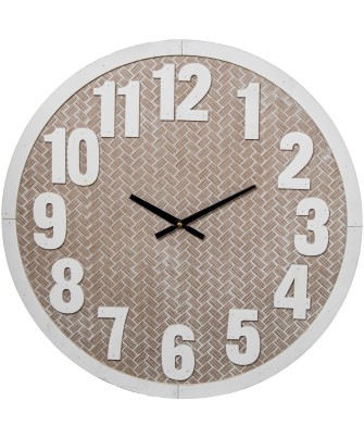 Reloj de Pared de Madera 60cm Rústico Nórdico