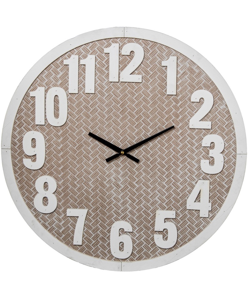 Reloj de Pared de Madera 60cm Rústico Nórdico