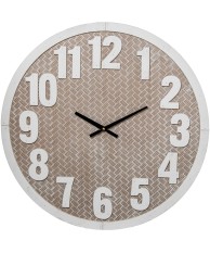 Reloj de Pared de Madera 60cm Rústico Nórdico