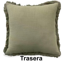 Cojín Algodón Doble Cara 45x45cm con Cremallera | Nova Decoración