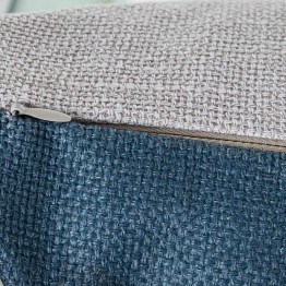 Cojín Rectangular Azul 50x30cm con Relleno 300g | Nova Decoración