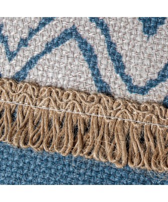 Cojín Rectangular Azul 50x30cm con Relleno 300g | Nova Decoración
