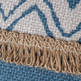 Cojín Rectangular Azul 50x30cm con Relleno 300g | Nova Decoración