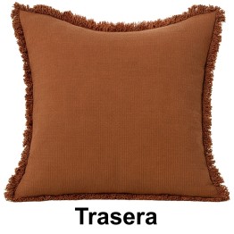 Cojín Algodón Doble Cara 45x45cm con Cremallera | Nova Decoración