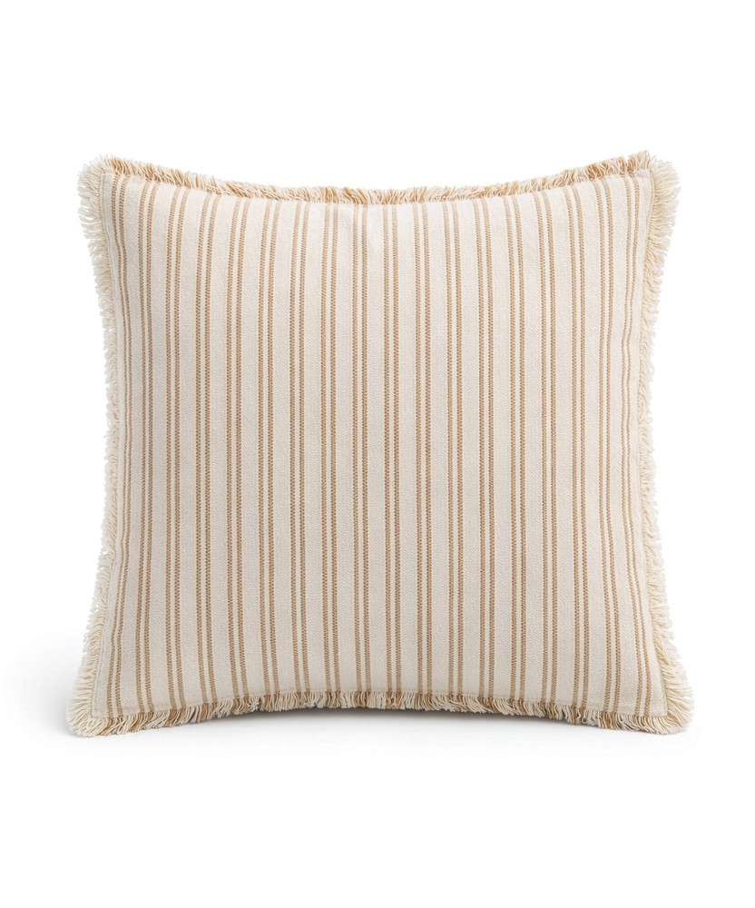 Cojín Algodón Doble Cara 42x42cm con Cremallera | Nova Decoración