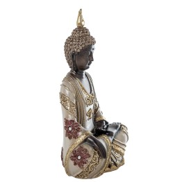 Figura Buda de Resina Dorado 25cm | Decoración Zen Hogar