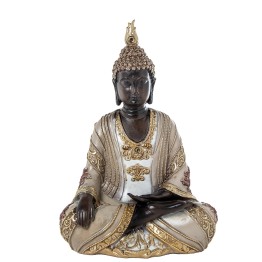 Figura Buda de Resina Dorado 25cm | Decoración Zen Hogar