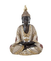 Figura Buda de Resina Dorado 30cm | Decoración Zen Hogar