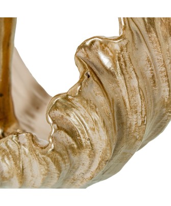 Figura Bailarina Dorada de Resina 38cm | Nova Decoración