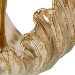 Figura Bailarina Dorada de Resina 38cm | Nova Decoración