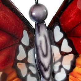 Mariposa de Pared Metal y Nácar Multicolor 45cm | Decoración