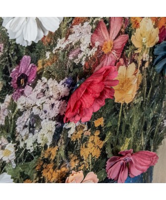 Cuadro de Botas con Flores de Madera 50x60 cm | Nova Decoración
