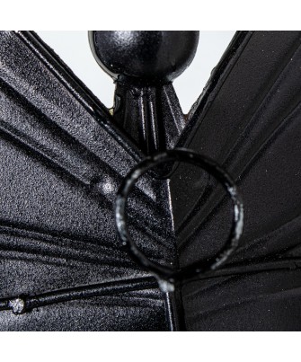 Mariposa de Pared Metal y Nácar Multicolor 45cm | Decoración