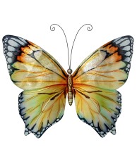 Mariposa de Pared Metal y Nácar Multicolor 45cm | Decoración