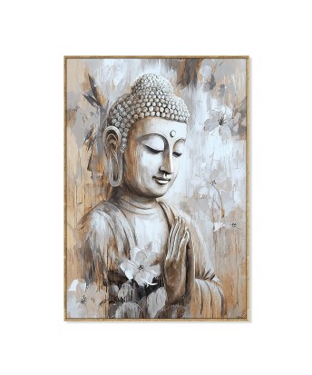 Cuadro Lienzo Buda 70x100cm Pintado a Mano | Decoración Zen