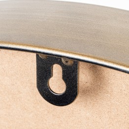 Reloj de Pared Redondo Metal Hierro y Madera Ø60cm | Estilo London