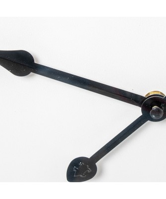Reloj de Pared Redondo Metal Hierro y Madera Ø60cm | Estilo London