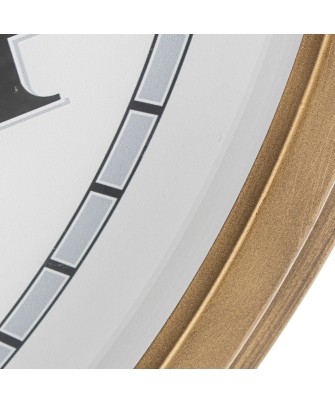 Reloj de Pared Redondo Metal Hierro y Madera Ø60cm | Estilo London