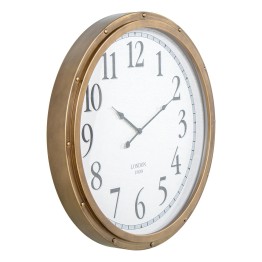 Reloj de Pared Redondo Metal Hierro y Madera Ø60cm | Estilo London