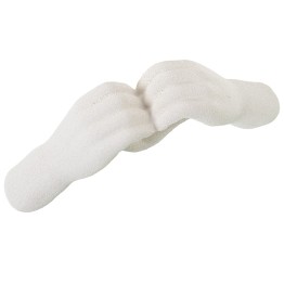 Figura Manos Corazón Cerámica Beige 29cm | Decoración