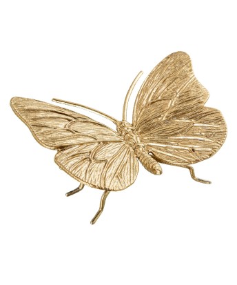 Figura Mariposa de Metal Dorada 11cm | Decoración Hogar