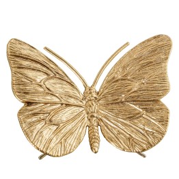 Figura Mariposa de Metal Dorada 11cm | Decoración Hogar
