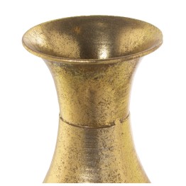 Jarrón de Suelo Metal Blanco y Dorado 54cm | Decoración Hogar