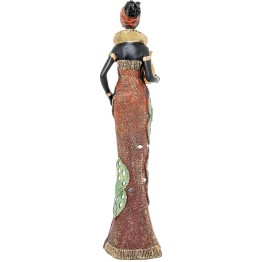 Figura Africana de Resina de Mujer 36cm | Decoración Étnica