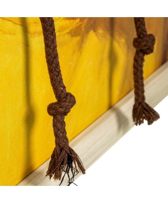 Cuadro de Caballo con Gafas y Marco de Madera 60x60 | Nova Decoración