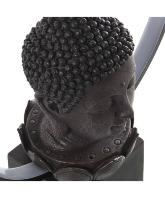 Lámpara Sobremesa Buda con Halo LED 38cm | Decoración Zen
