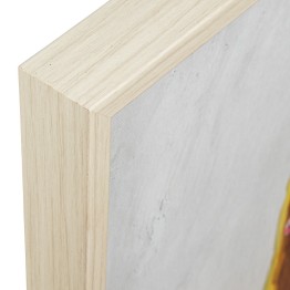 Cuadro de Caballo con Gafas y Marco de Madera 60x60 | Nova Decoración