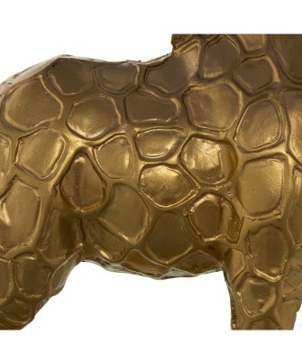 Lámpara Sobremesa Jirafa Dorada Resina 42cm | Diseño Exótico