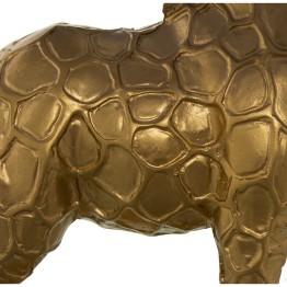 Lámpara Sobremesa Jirafa Dorada Resina 42cm | Diseño Exótico
