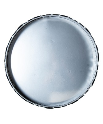Mesa Auxiliar de Metal Plateado Ø51,5x62,5 cm | Comprar Online