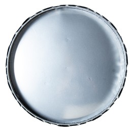 Mesa Auxiliar de Metal Plateado Ø51,5x62,5 cm | Comprar Online