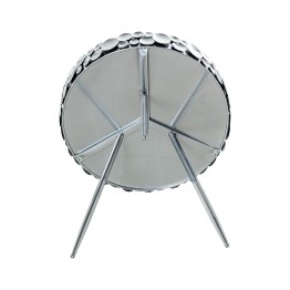 Mesa Auxiliar de Metal Plateado Ø51,5x62,5 cm | Comprar Online
